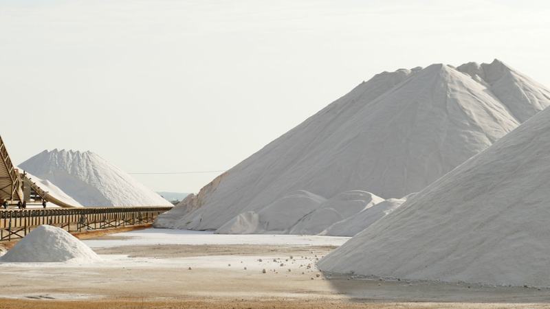 Bulk rock salt